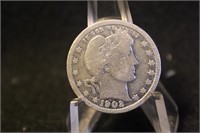 1902-P Barber Silver Quarter