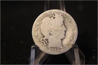 1914-D Barber Silver Quarter