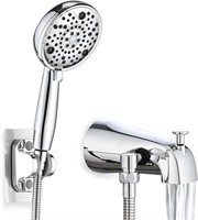 Tub Spout with Diverter, High Pressure 8 Settings