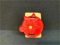 Vintage Reddy Kilowatt Plastic Cookie Cutter