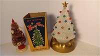 Wee Winking Battery Operated Christmas Trees.