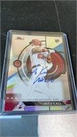 2023 Topps Finest Alex Call Nationals Rookie Auto