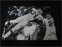 BROWNS KEVIN MACK SIGNED 8X10 PHOTO BAS