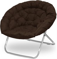 Oversized Polycanvas Foldable Saucer Chair