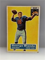 1956 Topps #11 George Bland "HOF Chicago Bears"