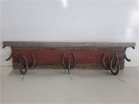 Horseshoe Hanger Shelf 9in X 32in