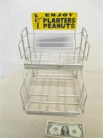 Vintage Enjoy Planters Peanuts Metal Advertising