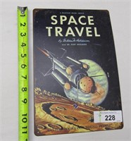 Space Travel Metal Sign