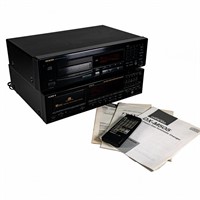 Onkyo DX-M505 CD Changer & Sony CDP-C910 CD