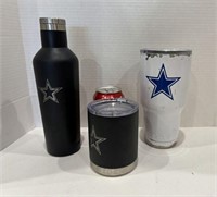 3 Dallas Cowboys Insulated Cups