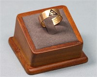 14K Gold 14th Degree Masonic Ring