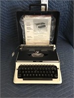 Sears Manual Typewriter Portable With Paperwork