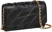 Tory Burch Womens Fleming Leather Shoulder Bag.