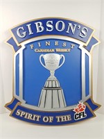 "Gibson's Finest, Spirit Of The CFL" Sign