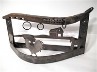 Decorative Rustic Yoke+Iron Farm Wall Hanging