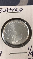 1/4 oz .999 Silver Buffalo Round #2