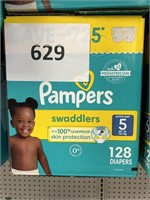 Pampers 128 diapers size 5