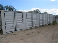 40' x 9'6 10-Door Shipping Container