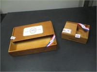cigar boxes .