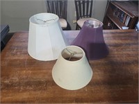 Lot of lamp shades