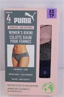 4PACK PUMA WOMEN'S SEAMLESS UNDERWEAR SIZE XS