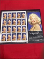 Legends of Hollywood - Marilyn Monroe Stamp Sheet