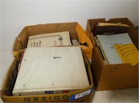 3 boxes G.E. and other parts manuals