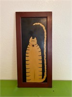 Kitty Cat Wood Wall Hanging 13.5’ x 28.5”