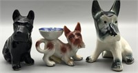 Porcelain Terrier Dog Figurines