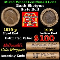 Small Cent Mixed Roll Orig Brandt McDonalds Wrappe