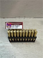 (20) Rounds Hornady .204 Ruger 32 Grain V-Max