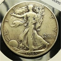 1946 S Walking Liberty 50c