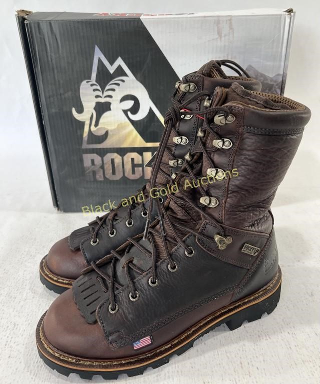 New Men’s 8 ROCKY Elk Stalker Waterproof Boots