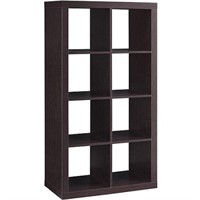 8-Cube Organizer (Color: Espresso)