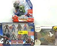 Marvel Action Figures & Toy Dinosaurs