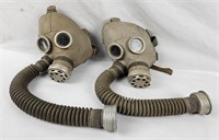 Pair Of Soviet Cold War Era Childrens Gas Masks