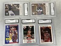Michael Jordan Graded Collector Cards including