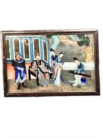 19c Chinese Reverse Painting on Glass