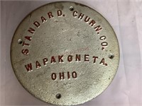 Standard. Churn. Co. Cast Iron Cover Plate