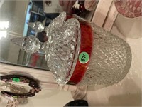 Vintage Indiana Glass Ruby Ice bucket