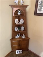 Wood Corner Cabinet Only