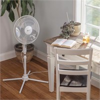 Comfort Zone Electric Oscillating Pedestal Fan