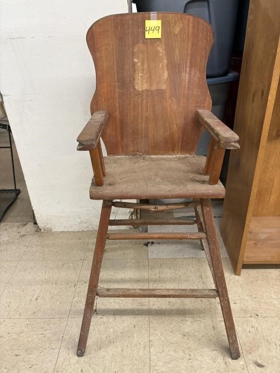 vintage high chair