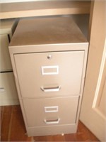 2 Drawer Metal Filing Cabinet 15x18x30