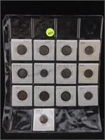Coin Collection In Sheet