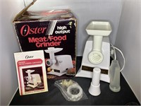 Oster High Output Meat Food Grinder   Works