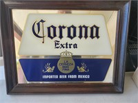 Corona Extra Import Beer From Mexico Sign.