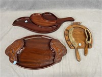 Wooden Trays & Mini Wooden Dust Pan