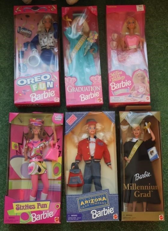 6pc Barbie Collection