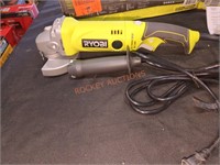 RYOBI corded 4 1/2" angle grinder